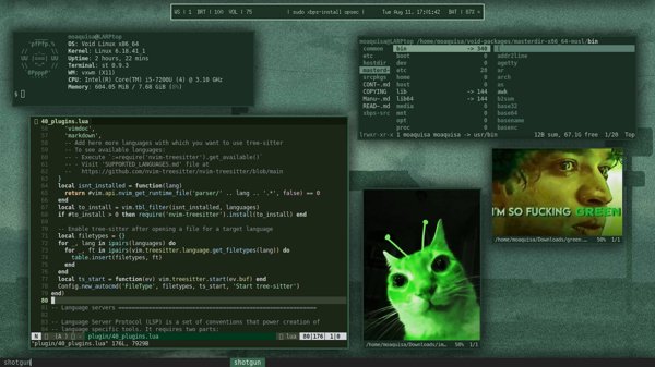 [vxwm] I'm so green 💚💚